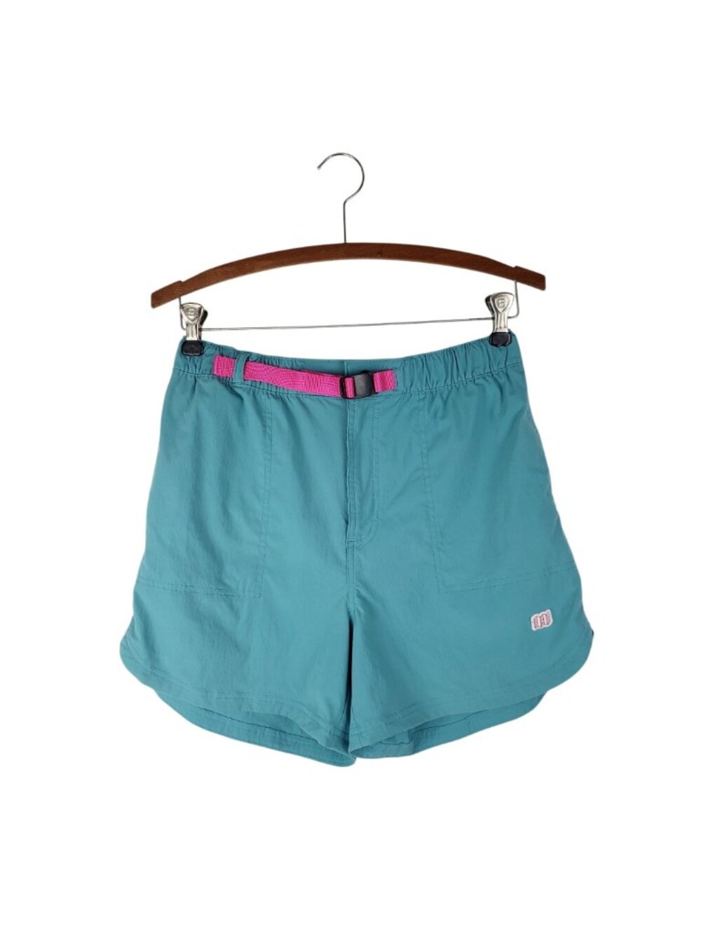 Topo Designs Womens River Shorts Glacier Teal Aqua Quick Dry Womens Medium